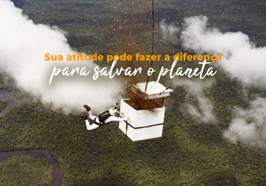 Em ação da Audi, paraquedista lança mais de 100 milhões de sementes em área desmatada da Amazônia
